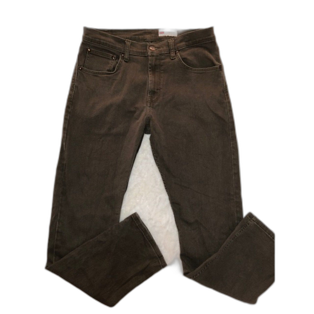 Brown Athletic Fit Vintage Style Country Wrangler Pants